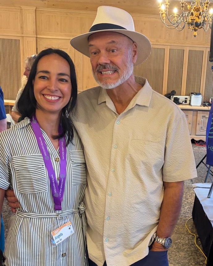 Angela von Au together with Dr. Bradley Nelson